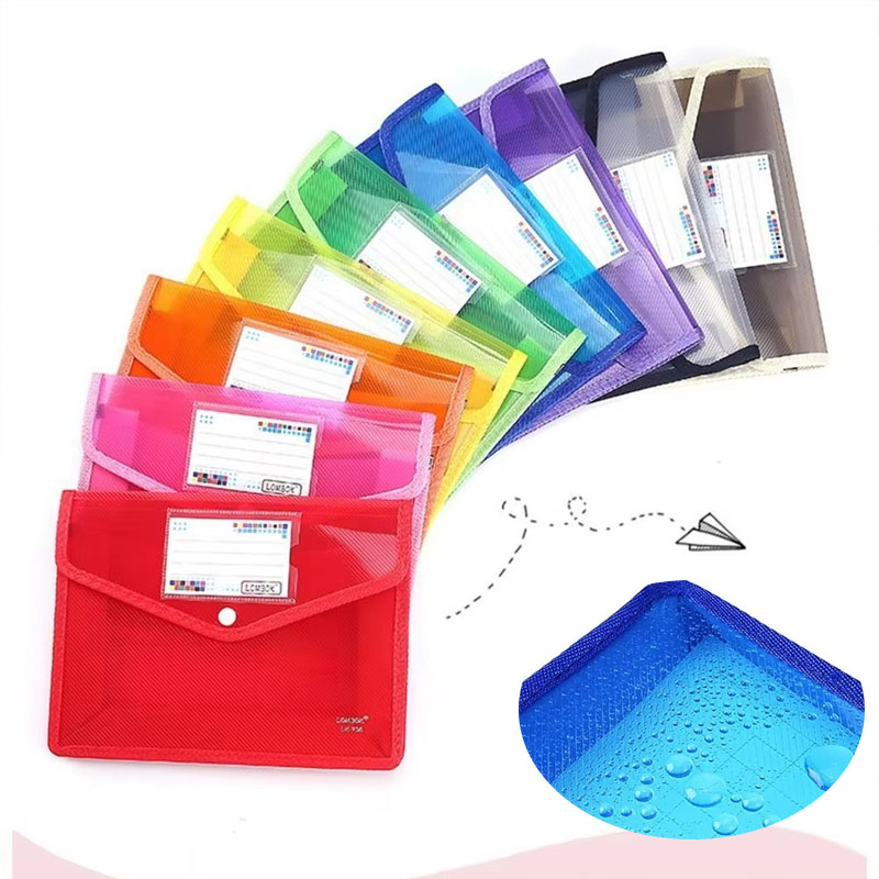 Is Stationery Office Supply - Dossier à bouton-pression étanche A4 A5,