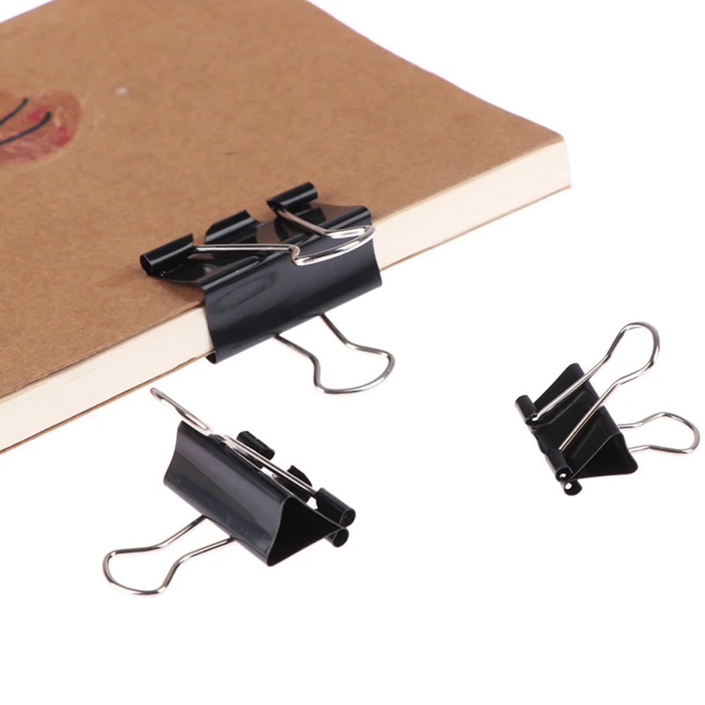 Binder Clip Assorted - 10 pinces à documents en métal