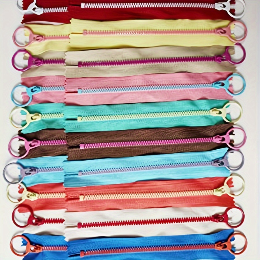 Portfolio Folder Zip - 10pcs15cm-30cm fermeture éclair en résine mixte,
