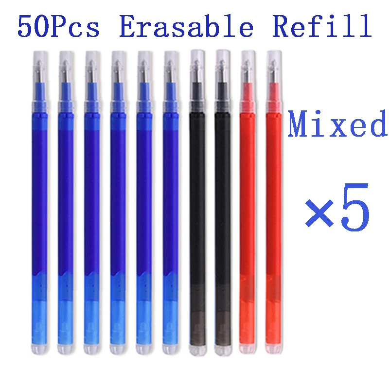 Gel Ink Pen Set - Recharge de stylo effaçable magique 0.7mm,