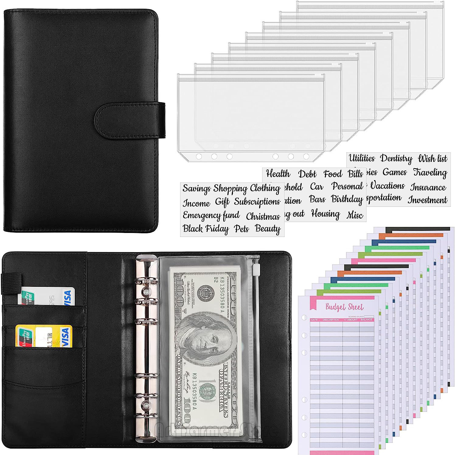 Classeur de budget A6 avec env - Planner Weekly Budget avis et prix