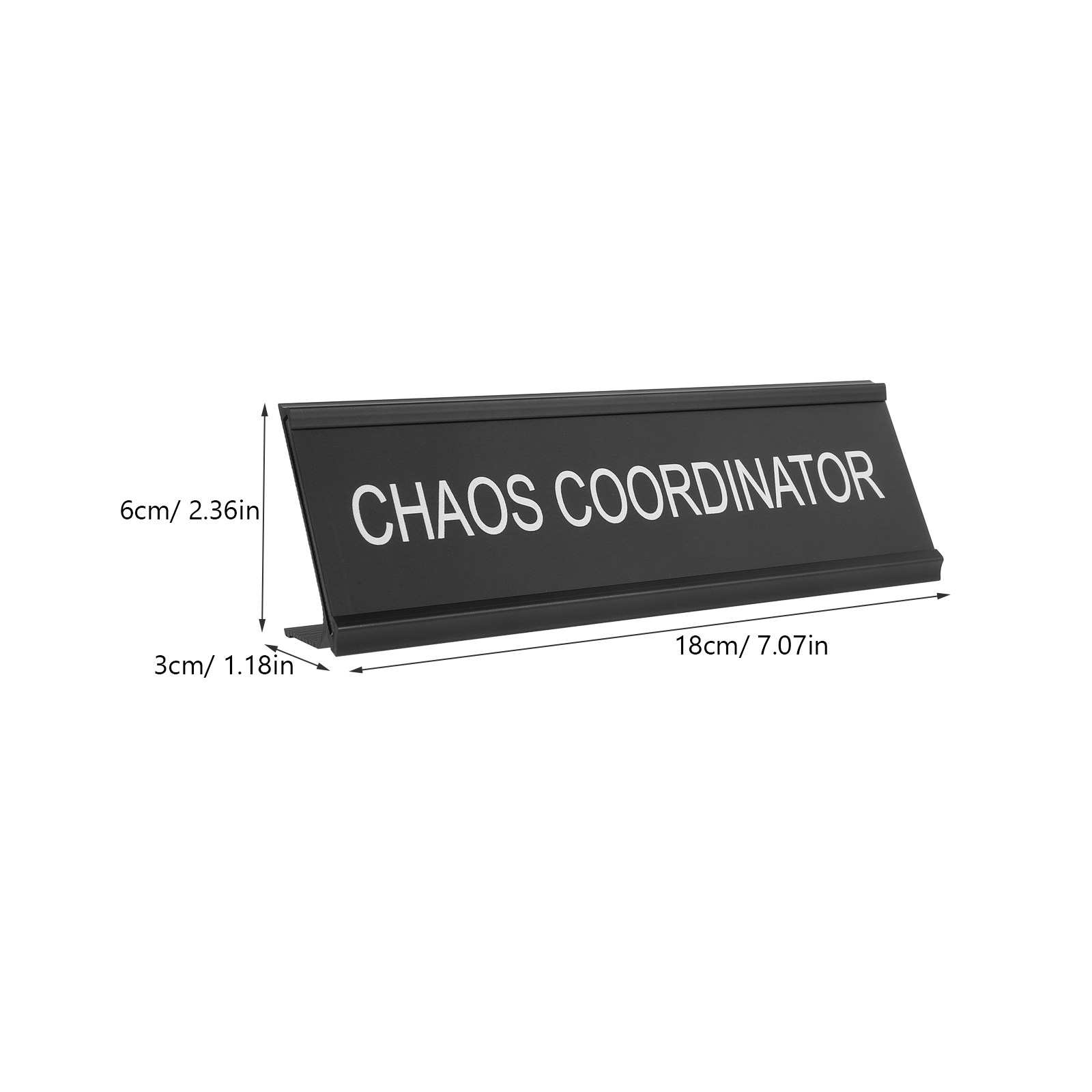 Plaque de bureau « Chaos Coord - Desk Name Plate avis et prix