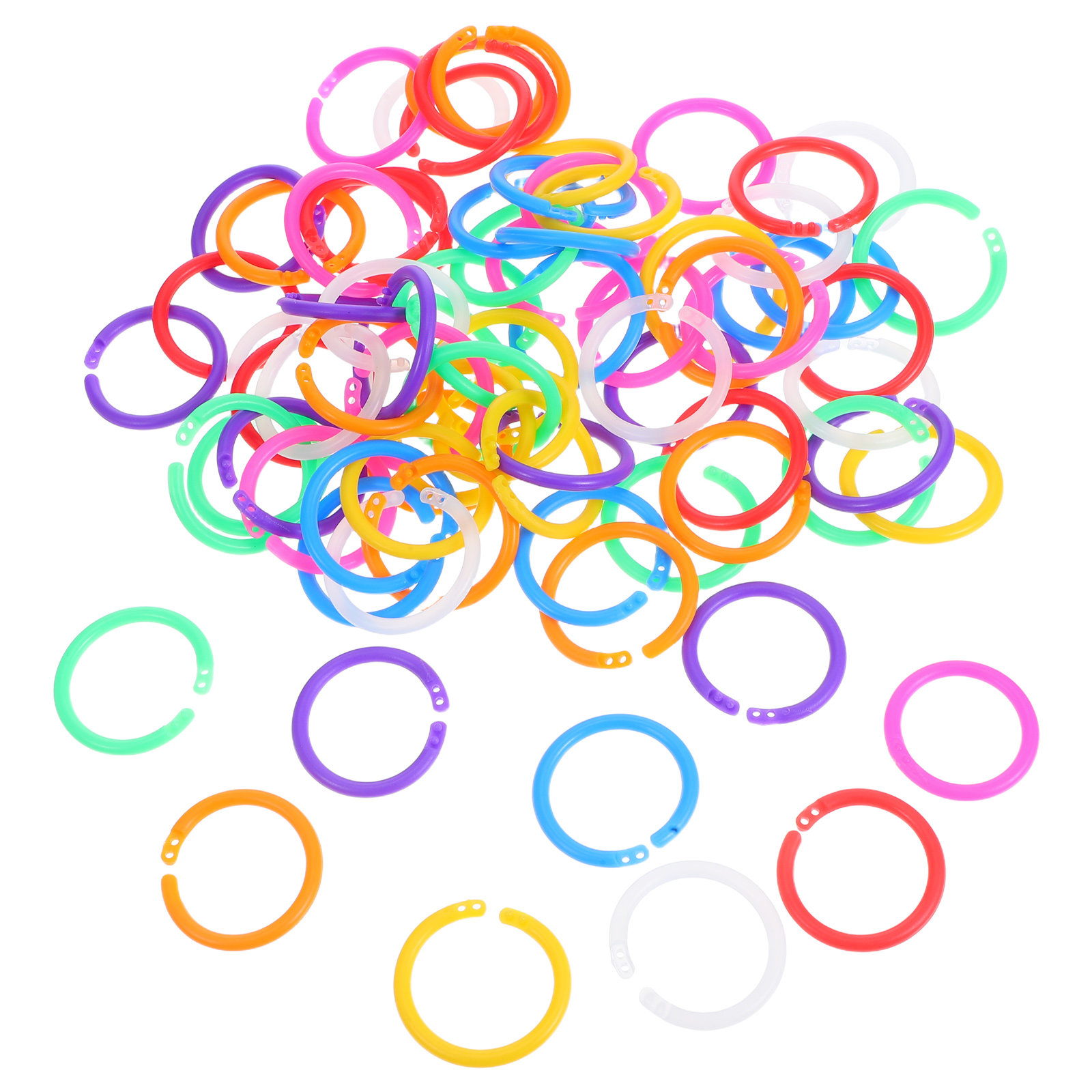 80 anneaux de reliure en plast - Binder Clip Assorted avis et prix