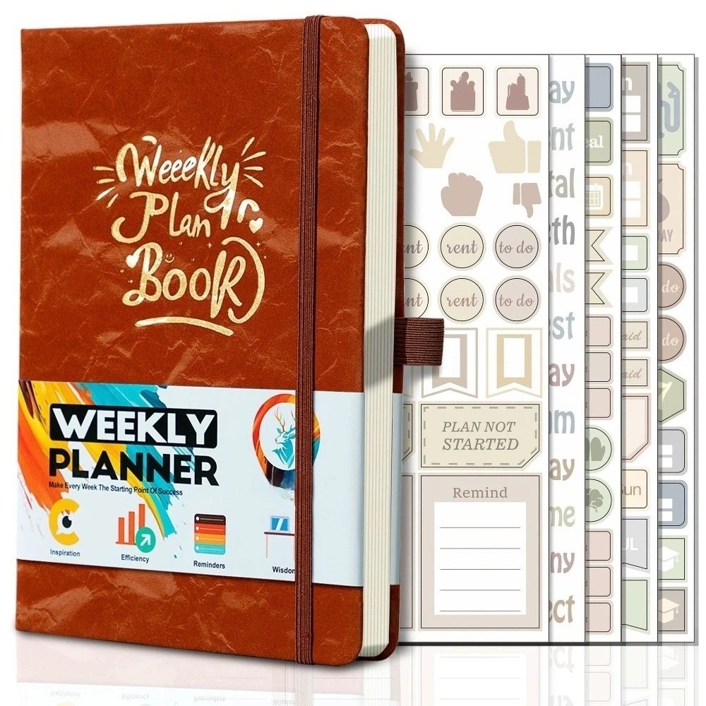 Agenda hebdomadaire A5 en angl - Planner Weekly Budget avis et prix