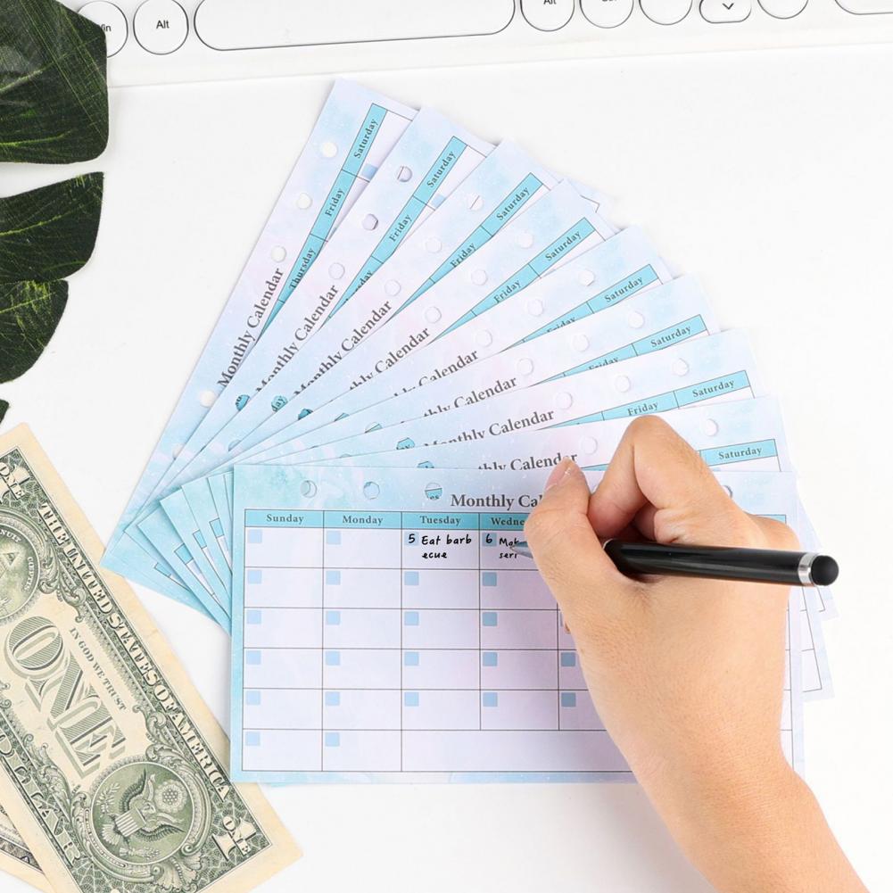 Kit de recharge de 82 feuilles - Planner Weekly Budget avis et prix