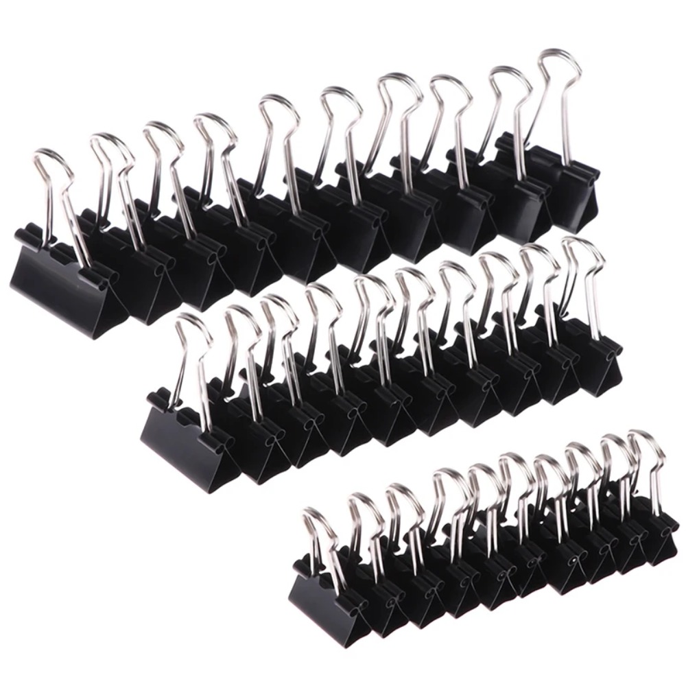 10 pinces à documents en métal - Binder Clip Assorted avis et prix