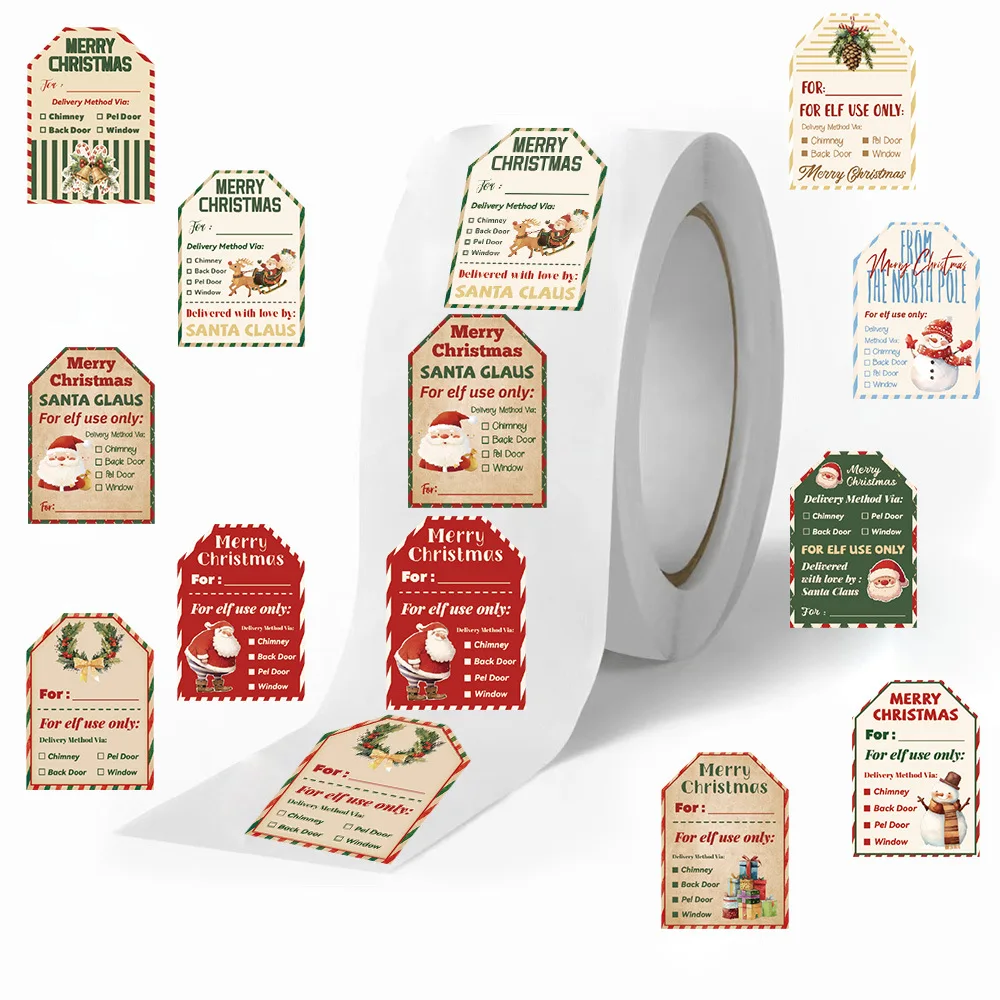 Rouleau d'autocollants de Noël - Label Printer Tape avis et prix