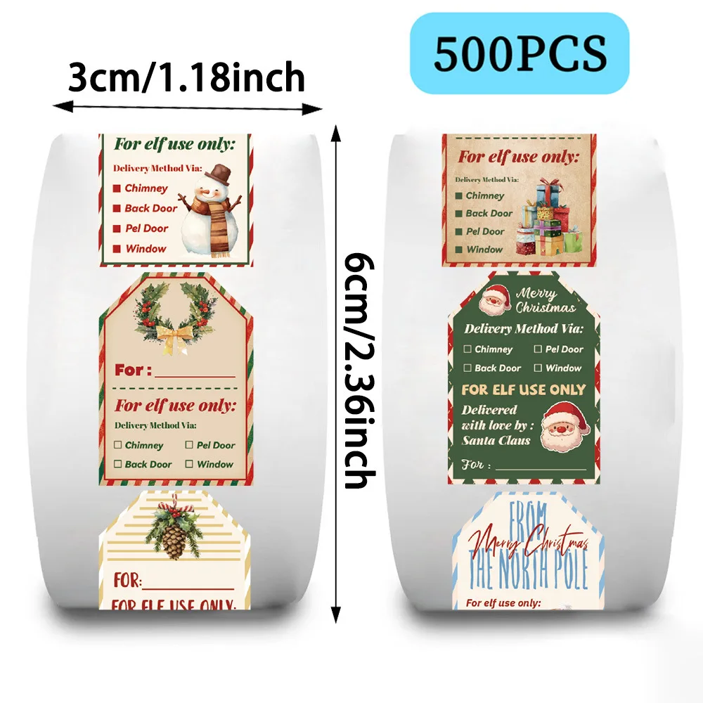 Rouleau d'autocollants de Noël - Label Printer Tape avis et prix