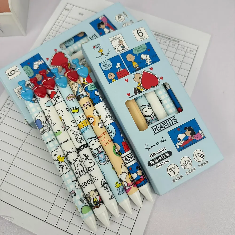 Ensemble de 6 stylos gel Snoop - Gel Ink Pen Set avis et prix