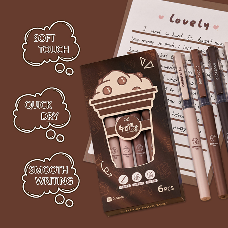 Stylos à encre Gel série thé d - Gel Ink Pen Set avis et prix