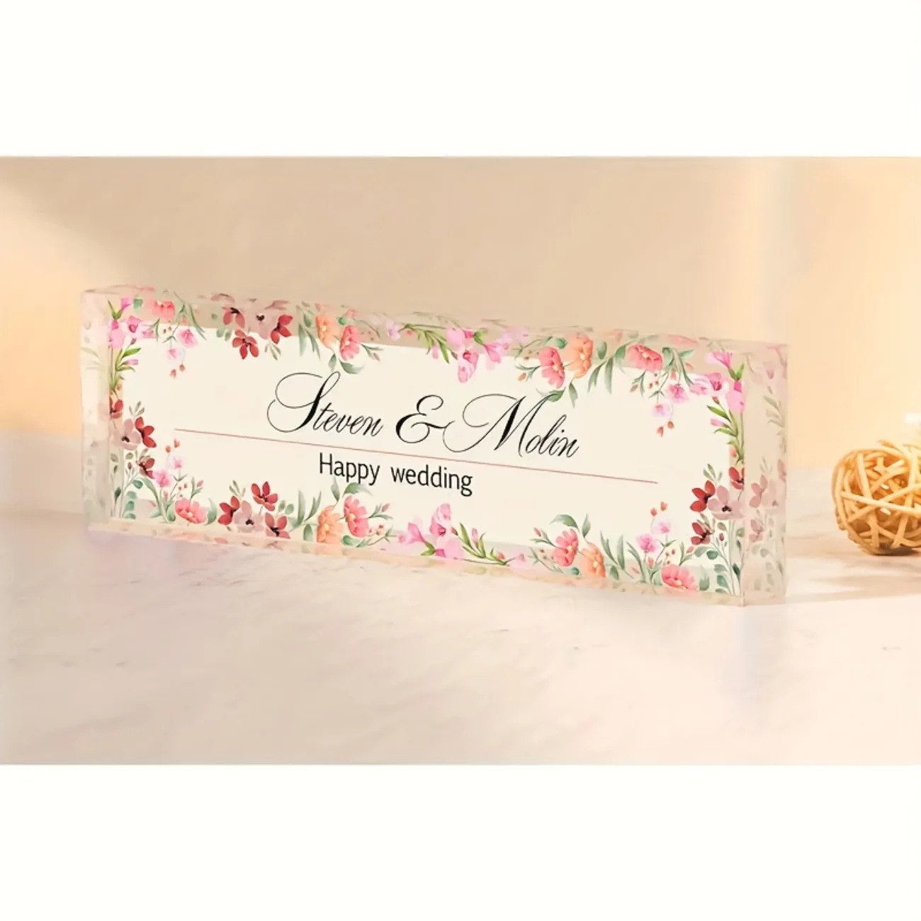 Plaque de nom de bureau en acr - Desk Name Plate avis et prix